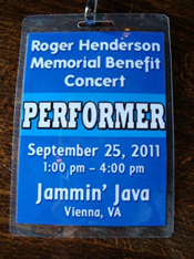 2011 Memorial Concert Performer Badge
